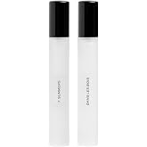 DIME Beauty Signature Fragrance Duo Travel Set, 2-Piece | 7 Summers (Coconut &amp; Lavender) and Dans Les Bois (Woody Floral) travel perfume gift set for women.