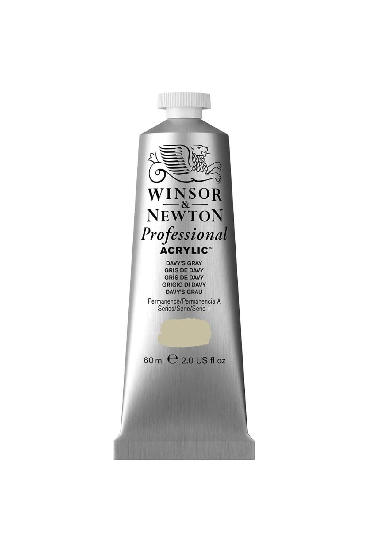 Winsor & Newton 2320217 60 ml Professional Acrylic Colour - Davys Grey