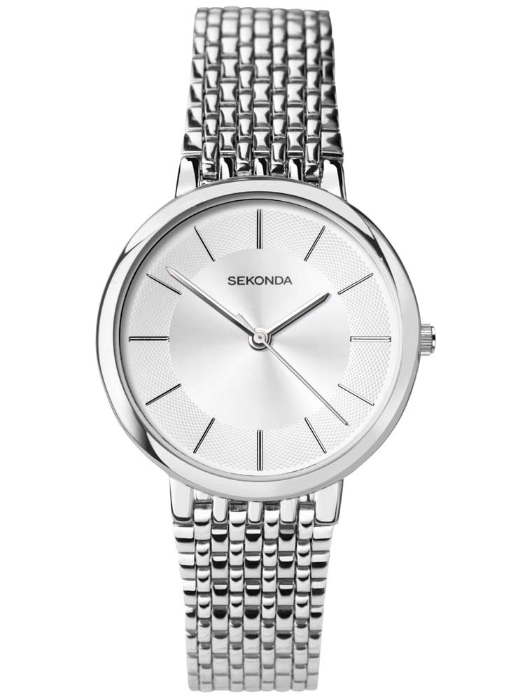 Sekonda Mens Stainless Steel Bracelet Analogue Wrist Watch 1618