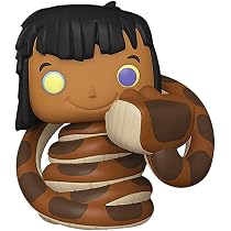 Amazon.com: Funko Pop! The Jungle Book: Mowgli with Kaa Vinyl ...