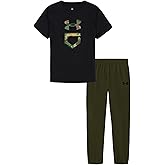 Under Armour boys Hoodie Set, Bottoms & Hoodie, Lightweight & Relaxed Fit, Zip Up