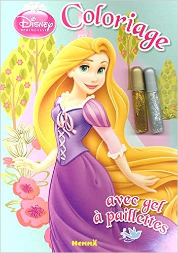 Disney Princesse Coloriage Avec Gel A Paillettes Raiponce French Edition Collectif Amazon Com Books