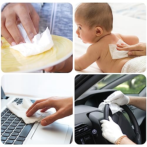 LOVEINUSA Compressed Towels Bulk, 360PCS Mini Coin Tissues Portable Towel Tablets Disposable Travel Towel for Camping Hiking Toilet Paper