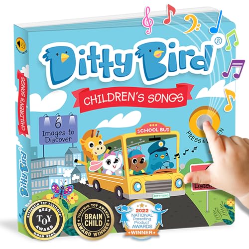 Ditty Bird Musical Books for Toddlers | Fun Children's Nursery Rhyme ...