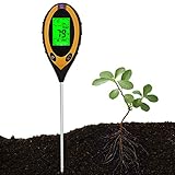 MORITIA Soil pH Meter, 4 in 1 High-Precision