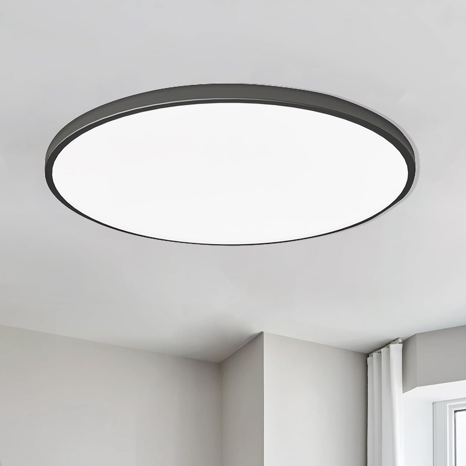Becailyer Dimmable LED Ceiling Light, Modern Linear