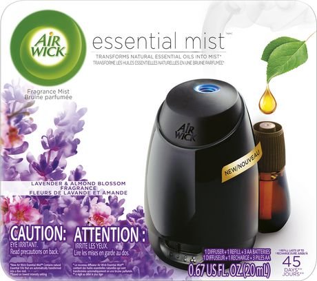 ESSENTIAL MIST STARTER KIT, LAVENDER AND ALMOND BLOSSOM (PACK OF 6)