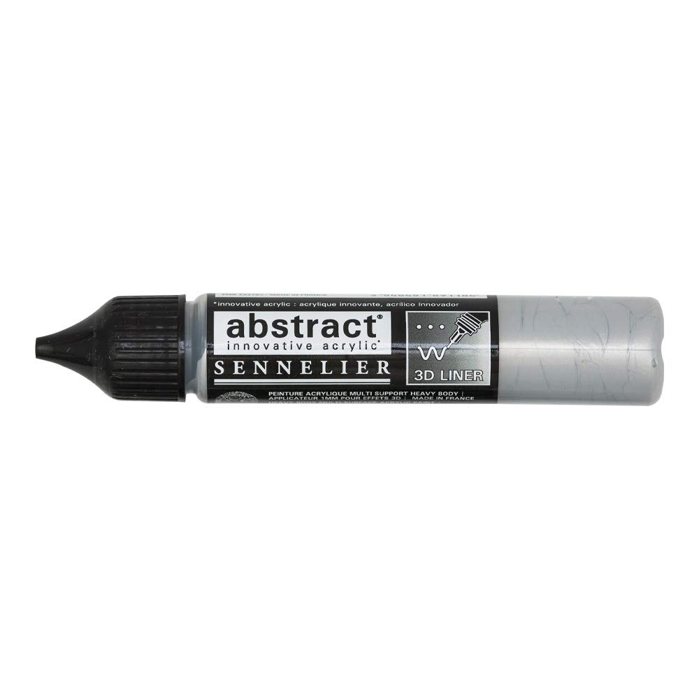 Sennelier Abstract Acrylic 3D Liner 27ml (Iridescent Silver)