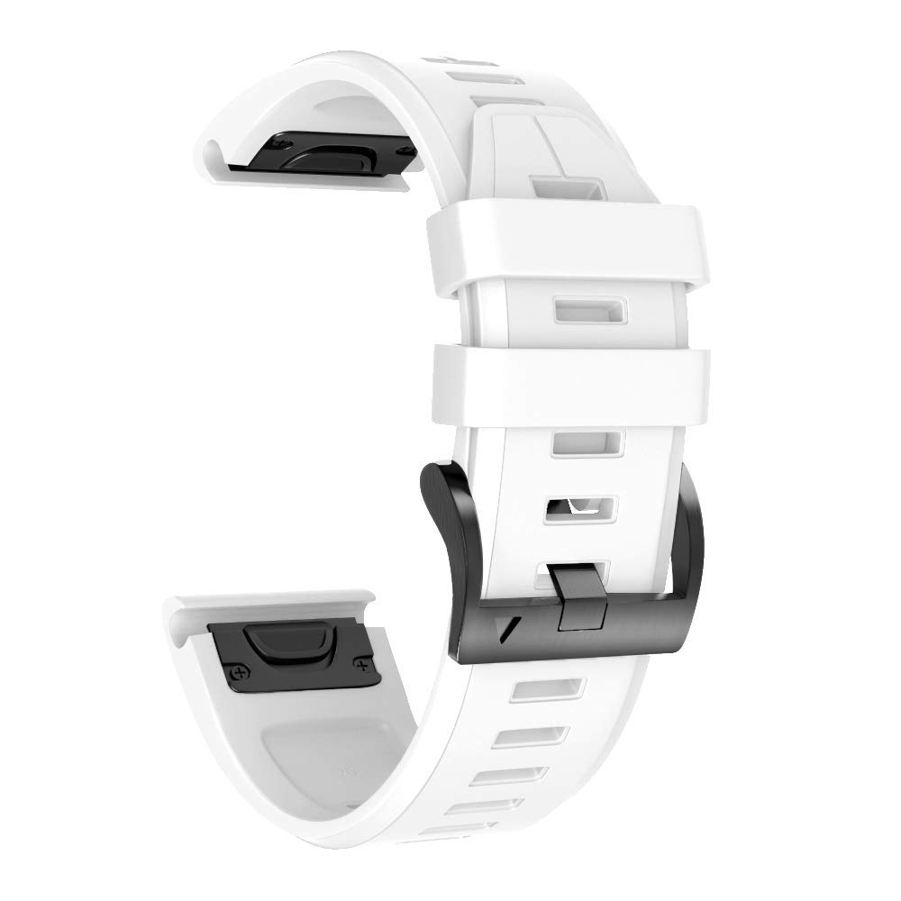 Photo 1 of ANCOOL for Garmin Fenix 5X/7X/6X Watch Band Quickfit 26mm Watch Bands Compatible with Fenix 6X Pro/5X Plus/7X Pro/8 51mm(White)