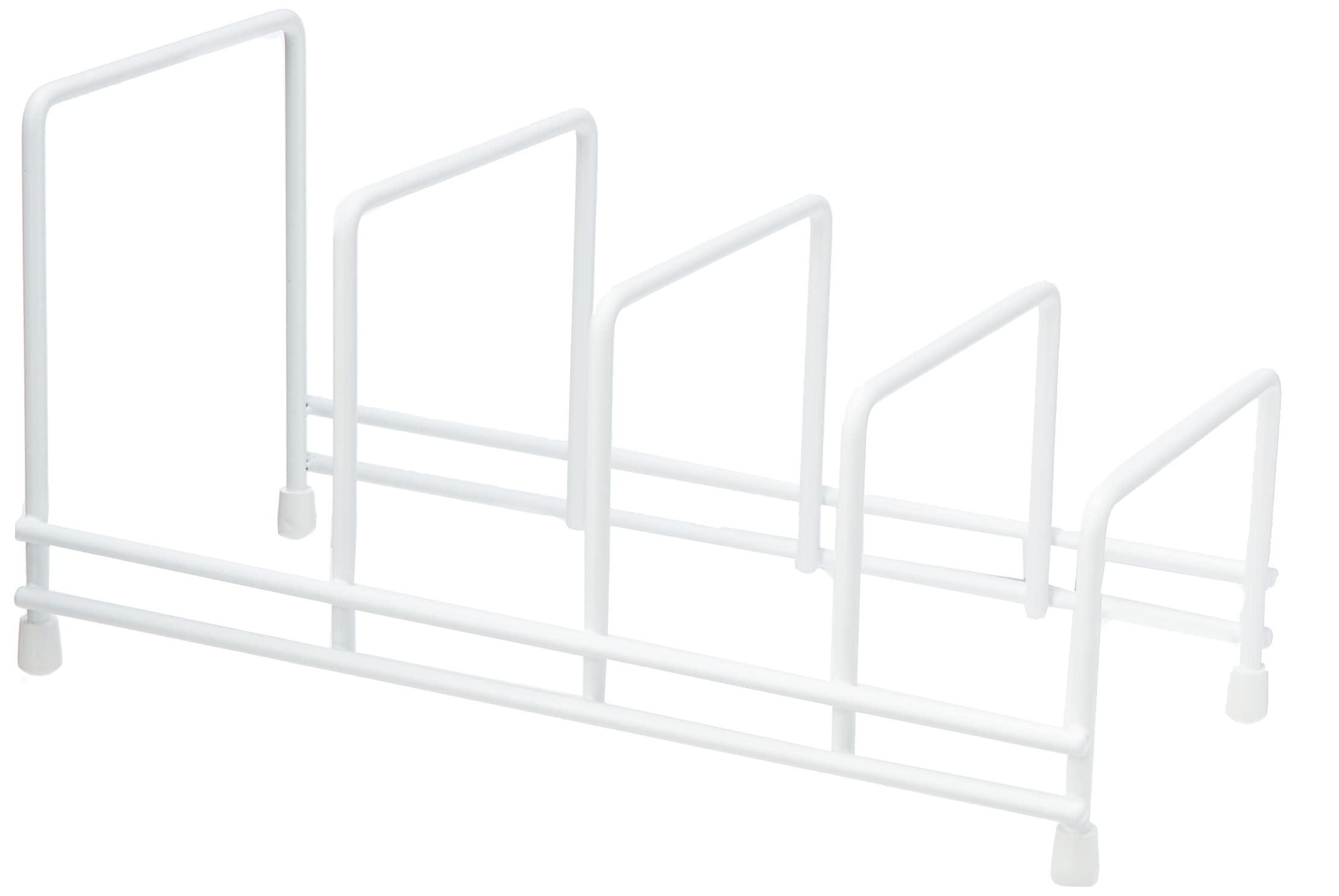 Delfinware 2625W White Plate Storage Rack