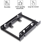 DEEPFOX 2.5" SSD HDD to 3.5" Bay Mounting Bracket Adapter Kit w/SATA Cable view 3