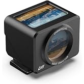 CHI Sight 28mm Optical Waist Level Viewfinder (40mm) - Black | All Aluminum Built with Detachable Anti-Glare Hood, Adjustable Hot/Cold Shoe for Digital / Mirrorless / Film Cameras