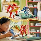 LEGO NINJAGO Kai’s Elemental Fire Mech Dragons Rising 71808 Kai Zane Jordana view 9