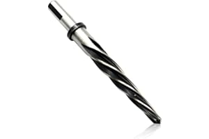 Yunnergo 5/8" Bridge Reamer, Bridge/Construction Reamer 1/2" Shank Taper Chucking Reamer Bit Tool Compatible With Steel Metal Alloy