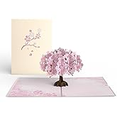 Lovepop Everyday Pop-Up Card for Her and Him- 3D Thinking of You Greeting Cards for Boys, Girls, Men, Women - 5" x 7" Cherry Blossom - Blank Note Card & Envelope Included