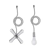 Ceiling Fan Pull Chain, 2pcs 3mm Diameter Beaded