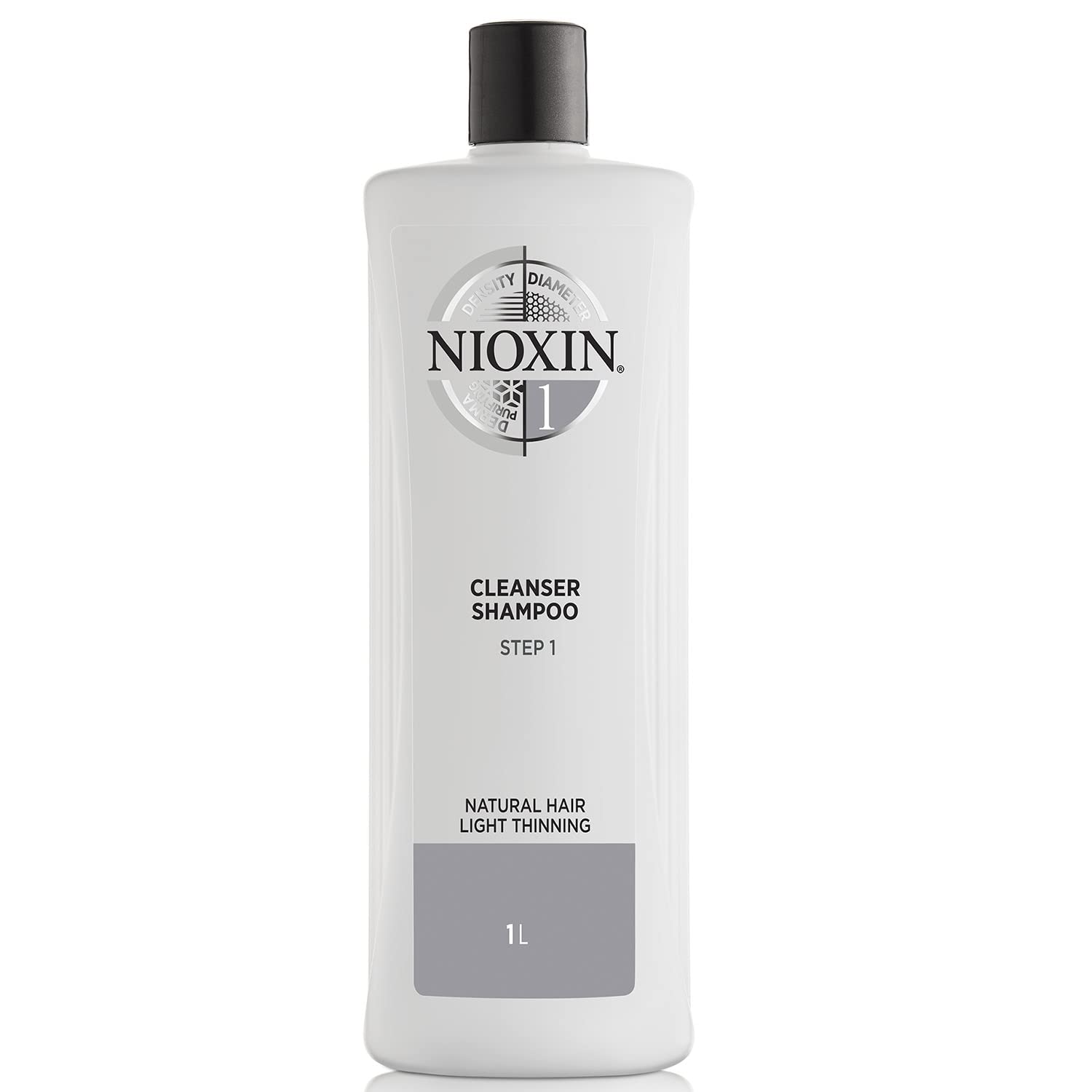 Nioxin 3-Part System, System 1 Natural Hair with Light Thinning, Hair Thickening Treatment, Scalp Therapy, Shampoo 1L — image 1