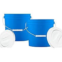 House Naturals 2-Gallon Food Grade Buckets (Pack Of 2) - BPA Free, Made In USA