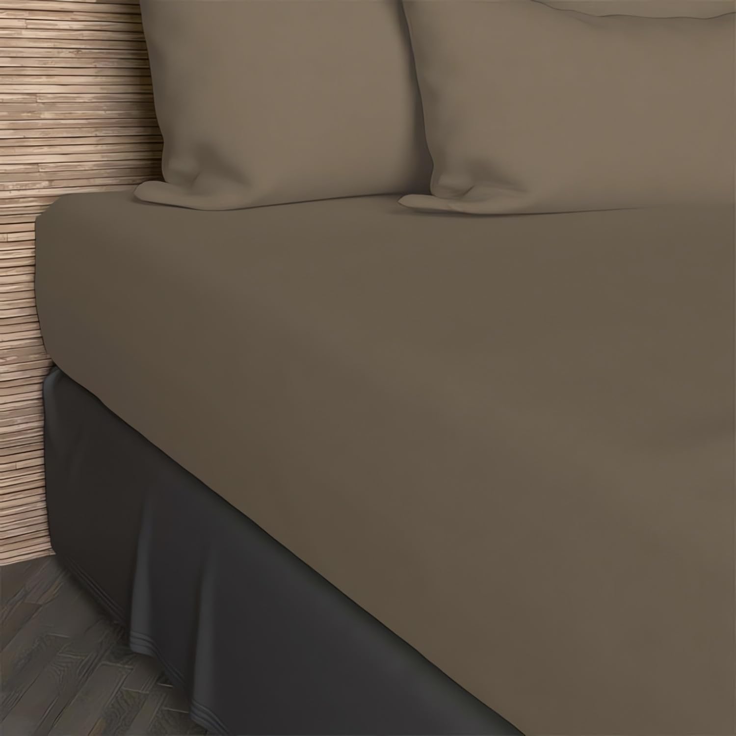 Soleil d'Ocre 610827 Cotton Fitted Sheet, Cotton, off-white, 160 x 200 cm — image 1
