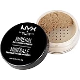 NYX PROFESSIONAL MAKEUP Mineral Matte Finishing Powder, Loose Setting Powder - Medium/Dark