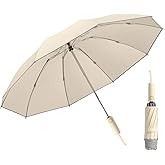 SFDRANVEX Automatic Travel Umbrella, Windproof Compact Folding Umbrella, Lightweight for Rain