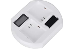Xiuganpo SEIVI Fast LCD Dual Charge USB Battery Charger for Arlo Pro 2/Pro with Smart Base LCD Display for Video Camera Batte