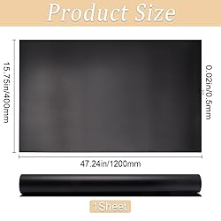 GORGECRAFT Black PVC Backdrop