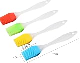 pengxiaomei Silicone Cooking Brush Set 4Pc Heat Resistant Basting Pastry view 3