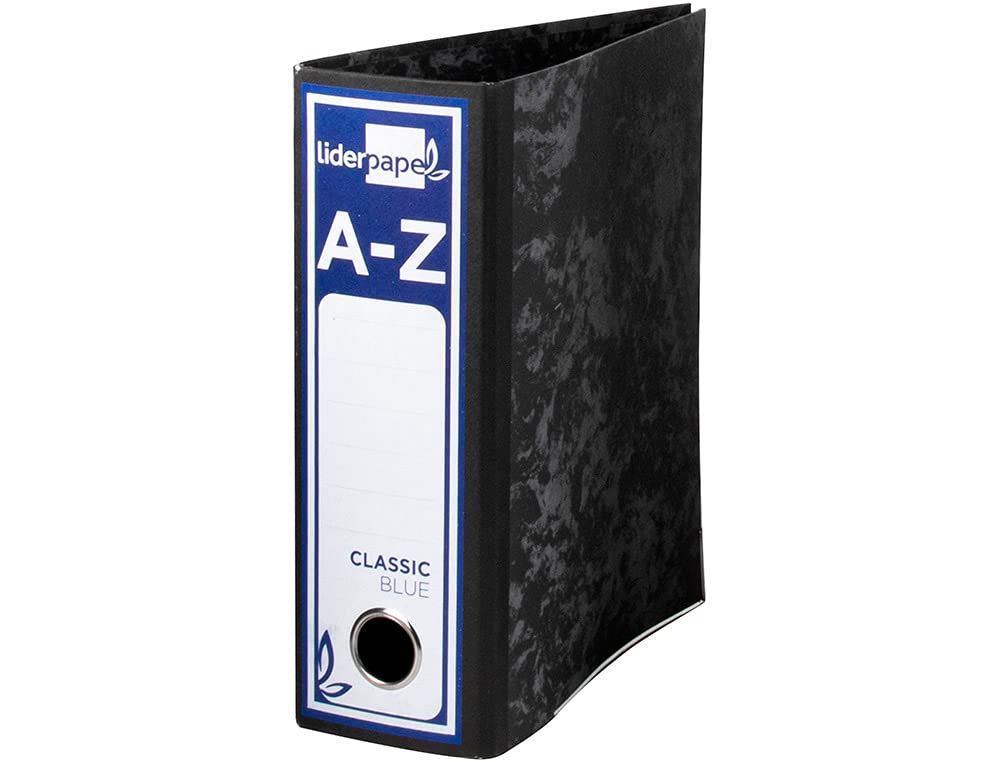 Eye Rpapel Fourth Classic Lever Arch File Blue Free 80 mm Spine Black Compressor Meta Lico