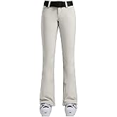 GSOU SNOW Ski Pants Women Slim Snow Pants Waterproof Windproof Warm Womens Snowboard Pants for Winter Sports