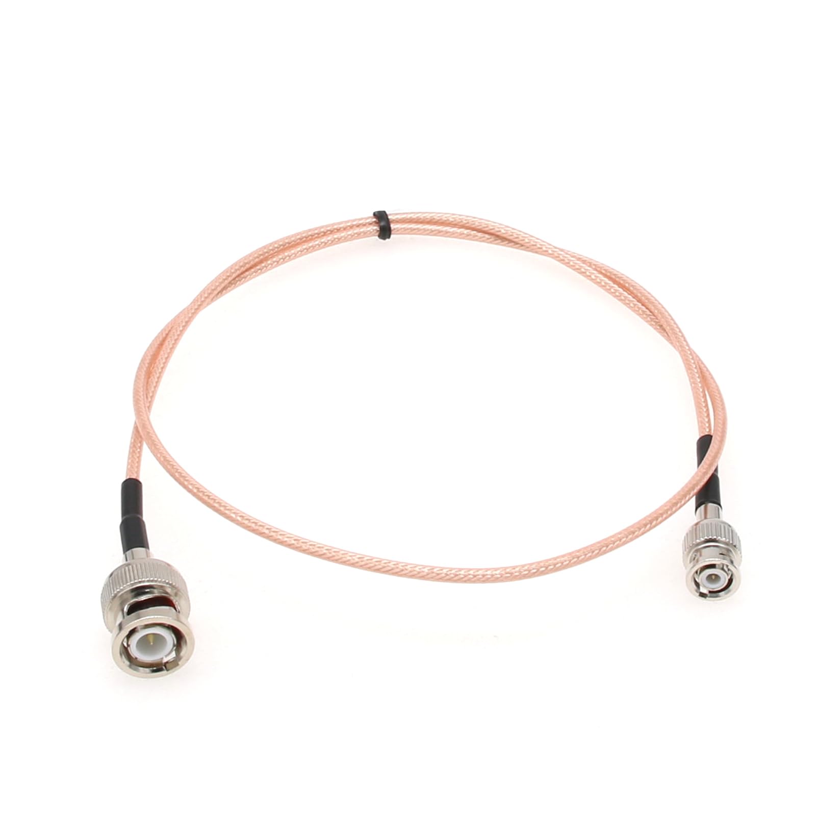 Eonvic BNC to Mini BNC (Q6) Male Straight Crimp RF Pigtail RG316 Cable 60cm