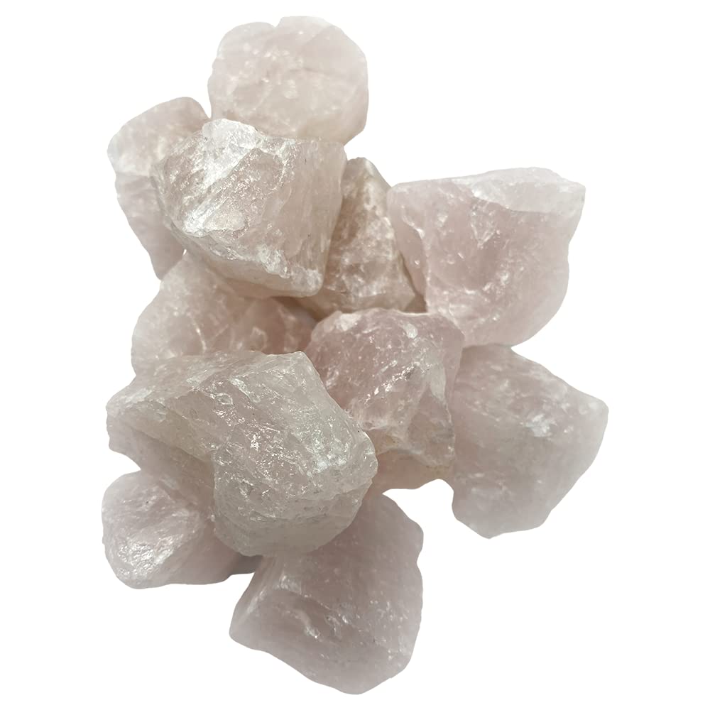 VIE Naturals Raw Rough Cut Crystals Pack, 1kg, Rose Quartz