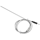 PURPLELILY Waterproof Thermometers Probe Replacements Remote Digital Cooking Foods Stainless Steel Probes Oven Thermometer