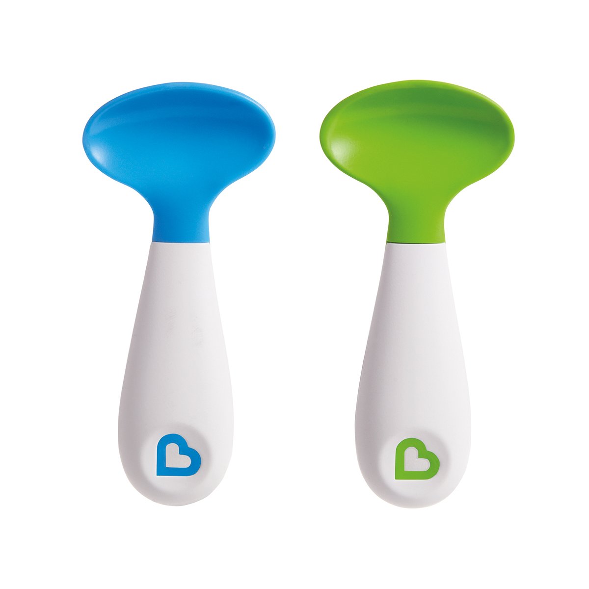 Munchkin Infant Scooper Spoons, Blue/Green