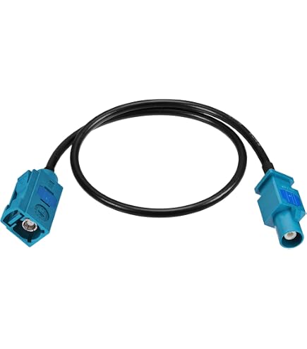Cable FAKRA K Curry Hembra A Hembra RG174 50cm - Conectores Para Antena De Radio Coche Y Sirius XM