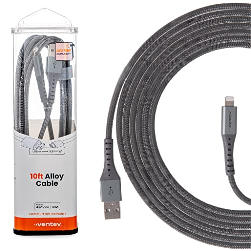 Apple Lightning Cable 10 Foot Gray