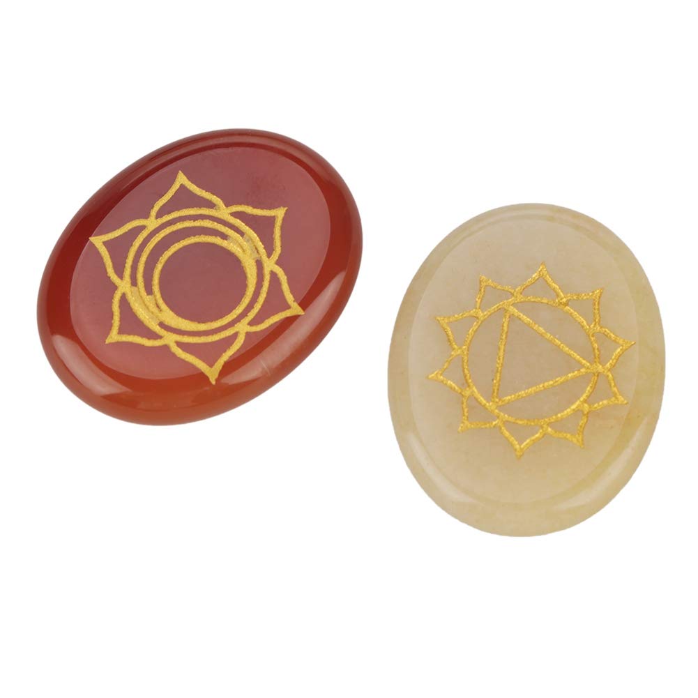 Oumefar Natural Healing Crystals Chakra Stones Energy Crystal Stone Gemstone Healing Crystals Love Gemstone for Crystal Healing,Home Decoration,Chakra Kit with Huge Variety of Gemstones