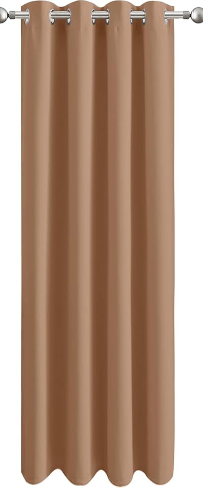 Aspire Homeware Blackout Curtain 1 Panel Eyelet 84in Drop Beige Thermal