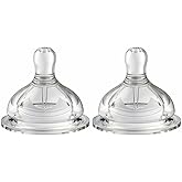 Oberni Baby Bottle Nipple, 100% Silicone,Replacement Baby Bottle Nipple for Babies, Newborn,Preemie 0-3 0-6 6-12 12+ Months