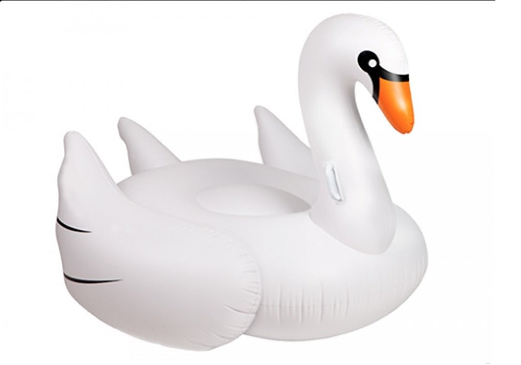 PMS 160 * 154 * 95CM HEAVY QLTY SWAN LOUNGER IN PVC COATED COL B