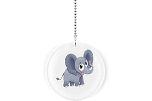 Gotham Decor Jungle Elephant Peeper Fan/Light Pull