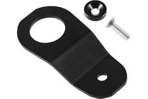 X AUTOHAUX Engine Water Tank Radiator Bracket Radiator Stay Mount Bracket and Washer Kit for Honda Civic 1996-2000 Aluminum Alloy Black 1 Set