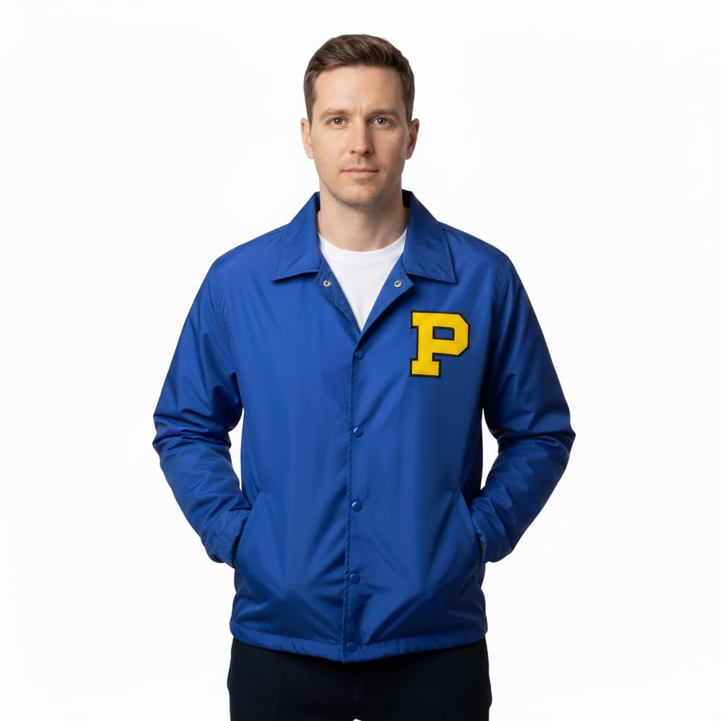 Photo 1 of ***FITS LIKE 1X RUNS SMALL*** My Party Shirt Coach Eric Taylor Dillon Panthers Football Windbreaker Jacket - Mens 3XL