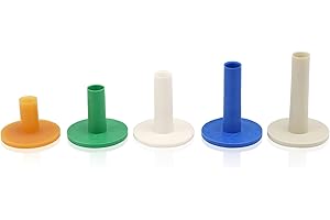 XMWangzi Golf Rubber Tees Practice Training, Driving Putting Chipping Range Mixed Size, Excellent Effect Used with Golf mats and Golf nets, Suitable for Indoor Outdoor Backyard Home Office
