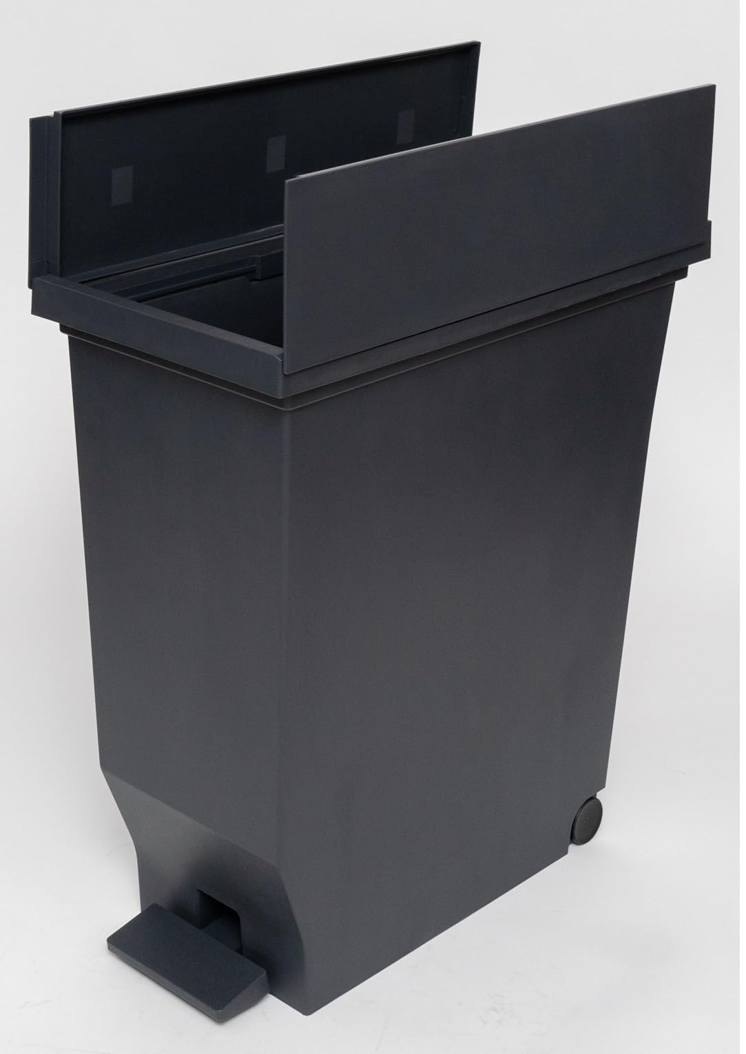 アスベル フタ付きゴミ箱 両開きペダル カウンター下収納可 30L 黒 衛生的 A6303商品画像