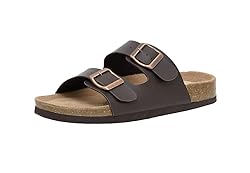 CUSHIONAIRE Lane Cork Footbed Sandals for Women