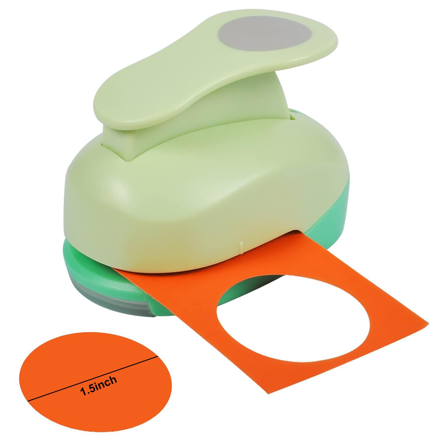 UCEC 1.5 Inch Circle Hole Punch, Paper Puncher, Circle Punch, Craft Punch for Crafting, Large Paper Cutter for Crafting Scrapbooking, Handmade, Cards, Arts and Fun Projects, 1pcs