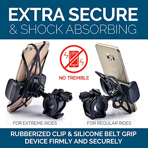 Bike & Motorcycle Phone Mount for iPhone 14 Pro (13, 12, SE, Plus/Max