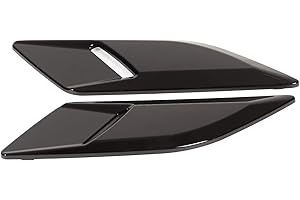 ARAMOX Engine Hood Vent Cover Trim for Cars, Fit for Sport L494 2014-2022, 1 Pair od Hood Air Vent Cover Trims, Car Bonnet Air Outlet Decor Covers (Glossy Black)