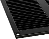 Europlast 300x200mm Black Metal Air Vent Grille Cover with Insect Mesh view 5